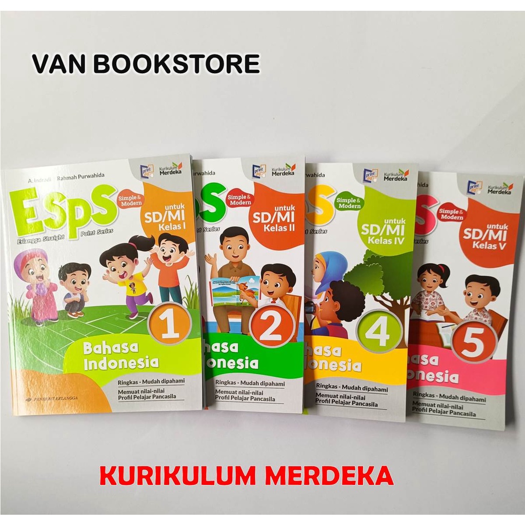 Jual ESPS B. INDONESIA SD/MI KLS 1 2 4 5 //KURIKULUM MERDEKA | Shopee ...