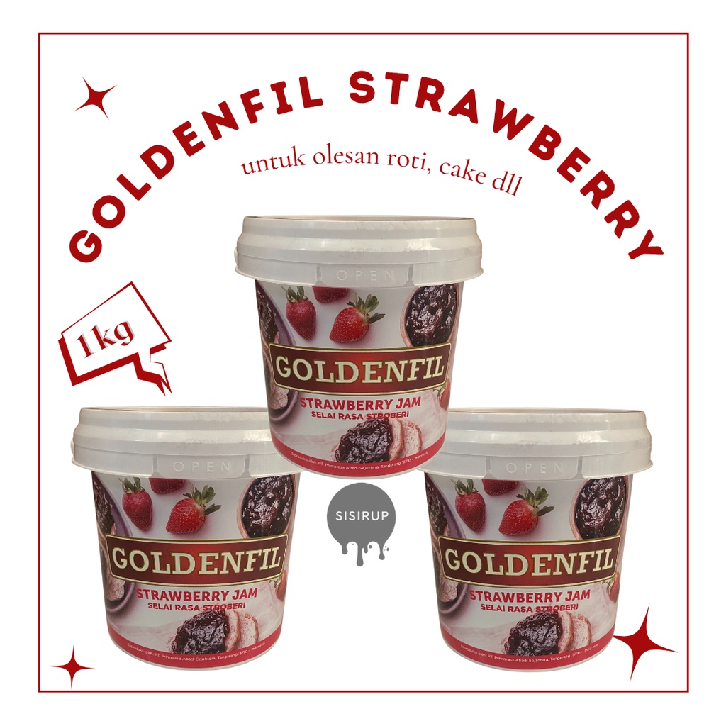 Goldenfil Strawberry 1 KG / Goldenfil Stroberi