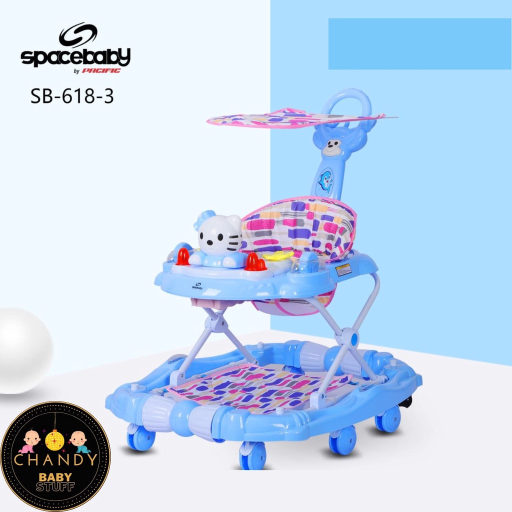 BABY WALKER SPACE BABY SB 618-3 ADA REM BISA AYUN