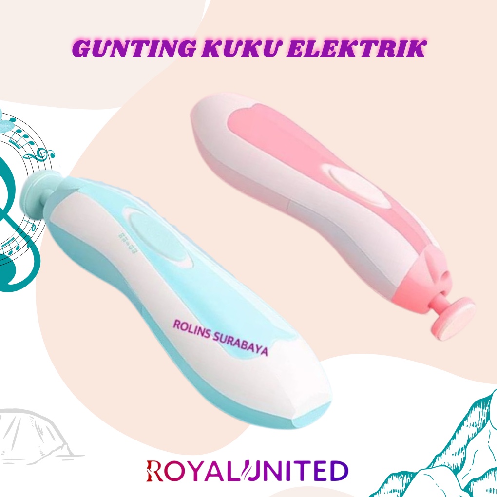 Alat Gunting Kuku Bayi SET Biru &amp; Pink Baby Nail Trimer PREMIUM High Quality