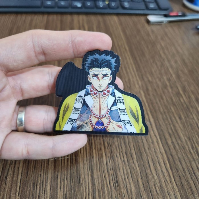 

STIKER 3D MOTION LENTICULAR ANIME - DK0188 - Demon Slayer - Gyomei