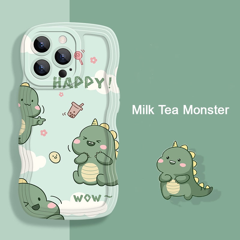 Case Desain Monster Kue Teh Susu Untuk Redmi Note 11 Pro 11S Redmi 10C 10A 9C 9T 9A 10 5G Note 10S Note 9 Note8 Poco M3 Pro X3 Pro NFC