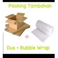 

KARDUS PLUS BUBBLEWRAP EXTRA