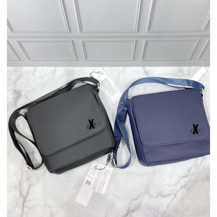 SALE - Tas Selempang Pria Lacste Man’s Flap Overcross Bag - 2022-3C#