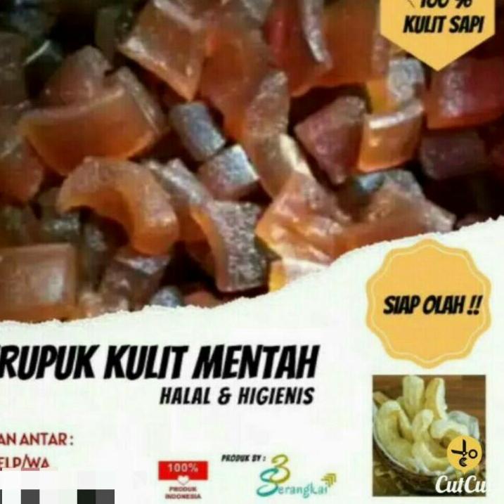 

SALE✅Kerupuk Kulit Mentah Siap Goreng Asli Kulit Sapi|KD7