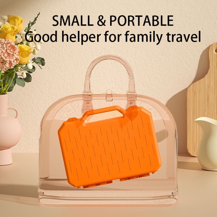 (SHIPPINBG) Rak Pengering Botol Susu / Dot Bayi Portable 24 Jam Dapat Dilipat