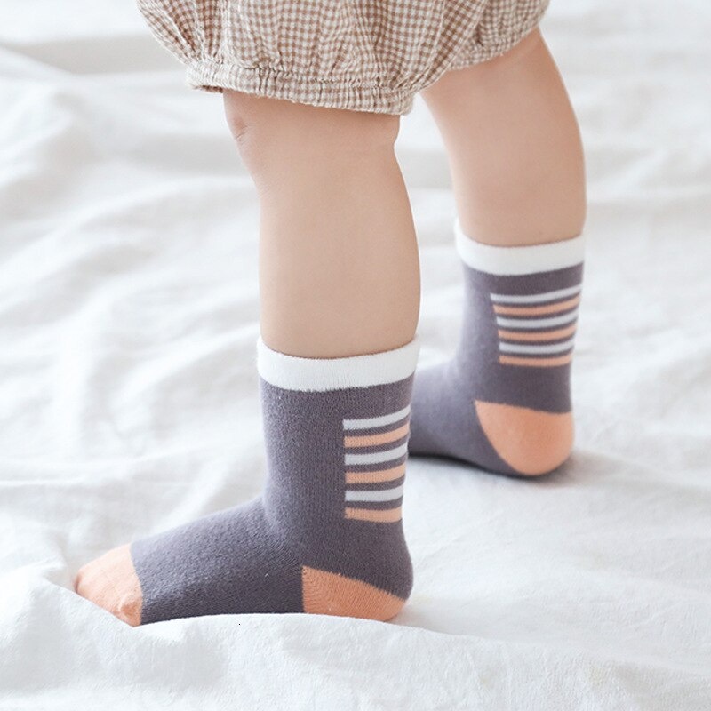 COD - kaos kaki bayi lucu 1 SET ISI 5 pasang karakter / kaos kaki anak UNISEX usia 0-5 tahun  import premium / brownieground