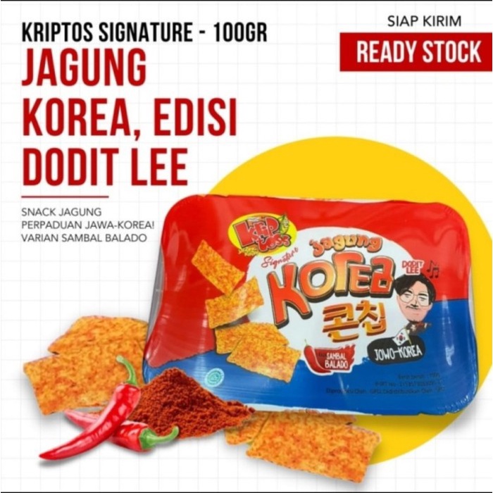 Kripik Kriptos Jagung Korea 100gr