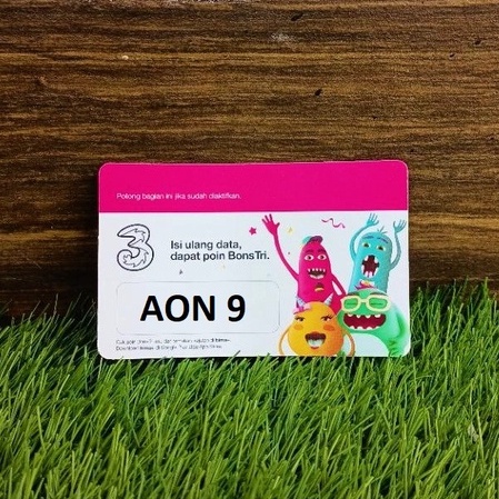 VOUCHER DATA KUOTA THREE/3/TRI AON 9 GB MALANG HARGA GROSIR