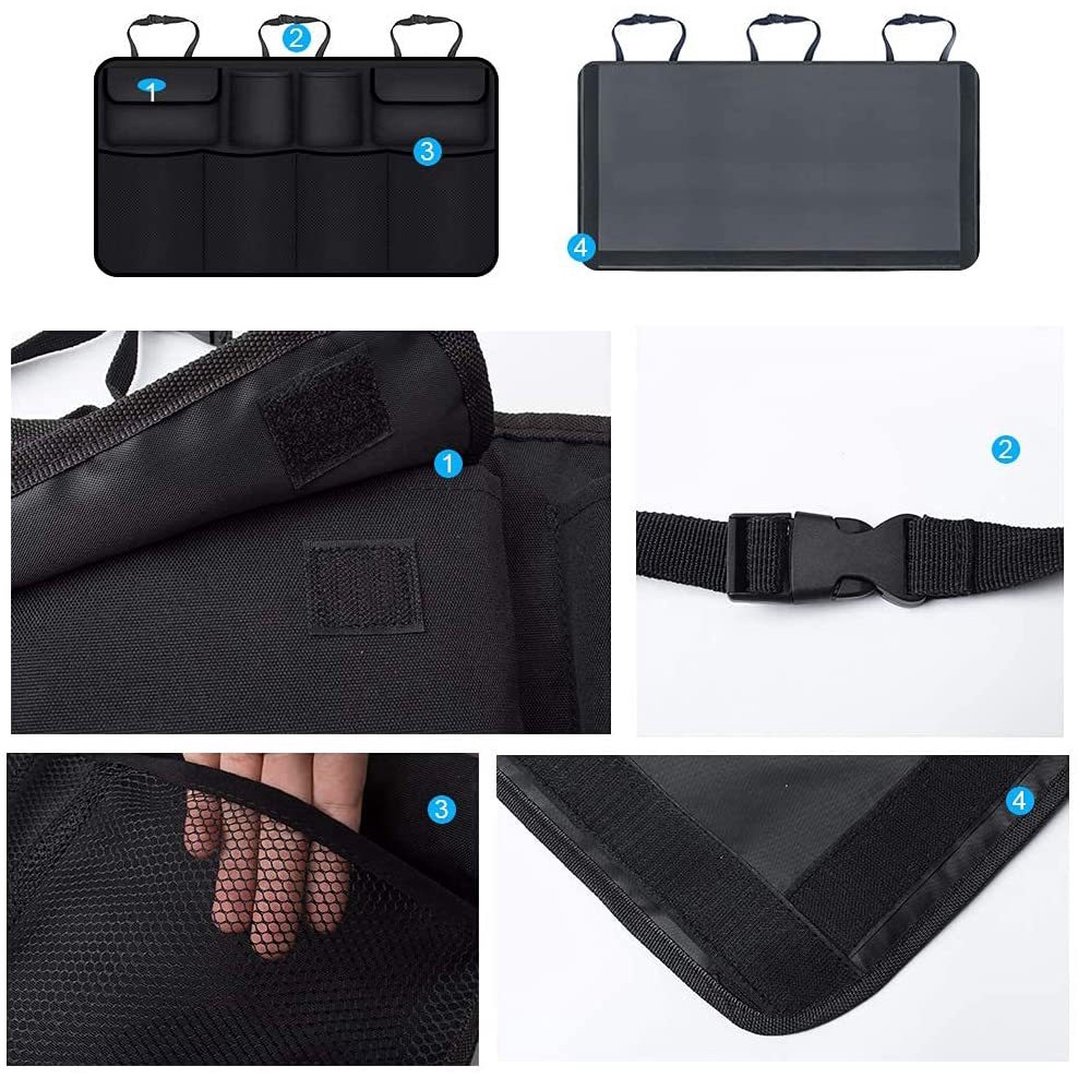 Tas Pouch Jaring Penyimpanan / Organizer Portable Multifungsi Untuk Bagasi Mobil