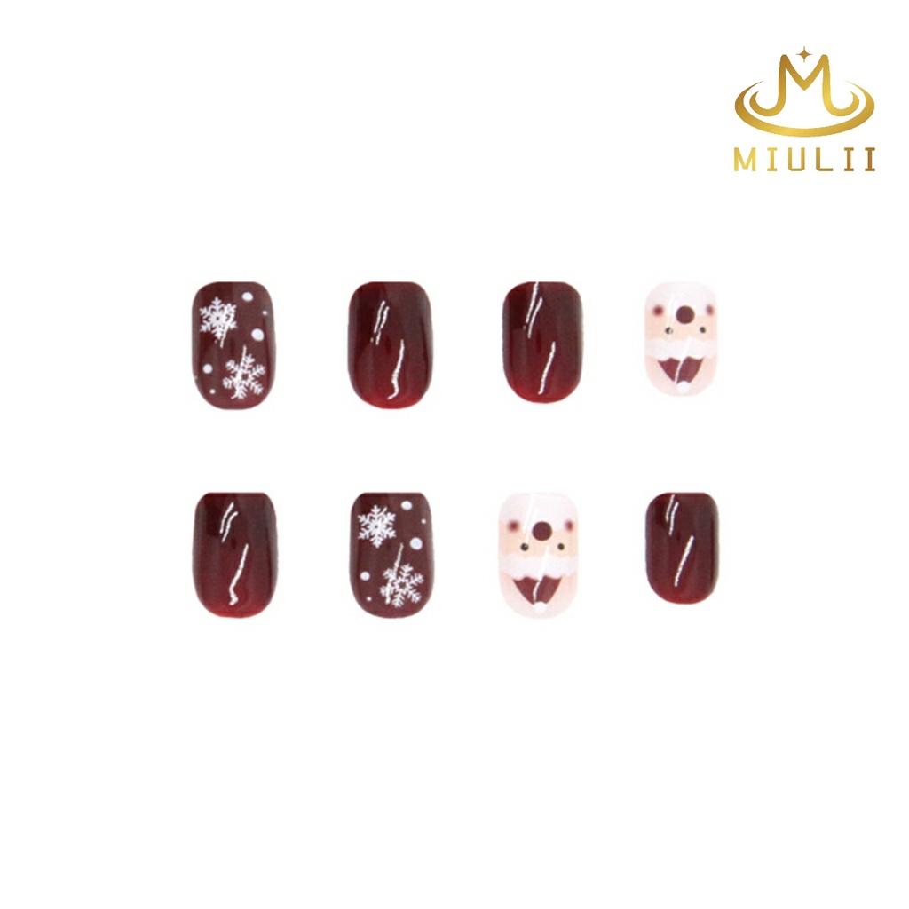 MIULII / KUKU PALSU   A0557  / 24PCS / 3D / NAIL ART / PREMIUM / CUTE / FREE LEM JELLY / KUTEK