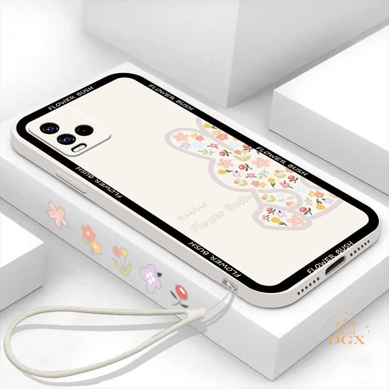 Soft Case Silikon Motif Kelinci Untuk VIVO Y16 Y35 Y33S Y21T Y21S Y33S Y11 Y12 Y15 Y17 Y12S Y12A Y15S Y15A Y20S Y20i Y19 Y50 Y1 S50