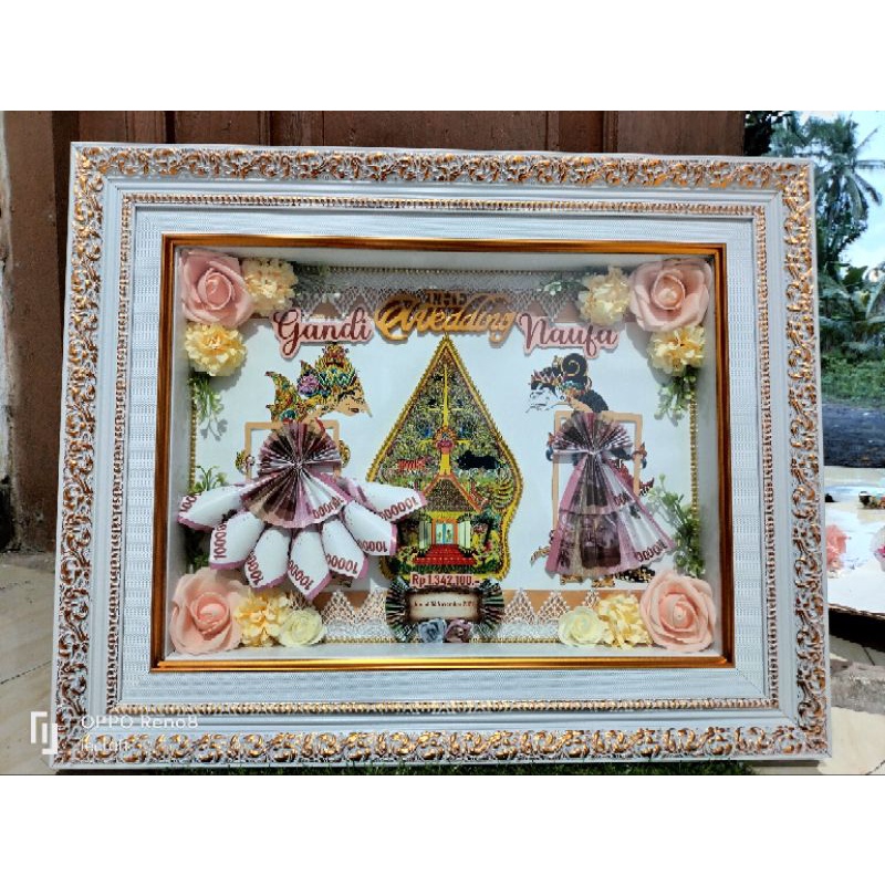 1-2 HARI JADI Mahar Wayang Mahar Murah Mahar Murah Mewah Mahar Pernikahan Wayang Mahar Simpel Mewah ukuran 30x40 cm (dalam)
