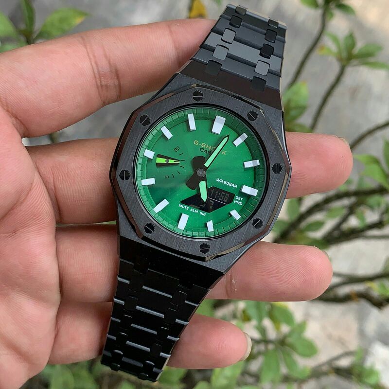 Jam tangan casio ga2100 ga-2100 custom strap dan bezel original