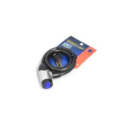 Tonyon Gembok Sepeda Spiral E-keys/ Gembok Hitam Sepeda Listrik/ Gembok Sepeda Listrik/Gembok Sepeda