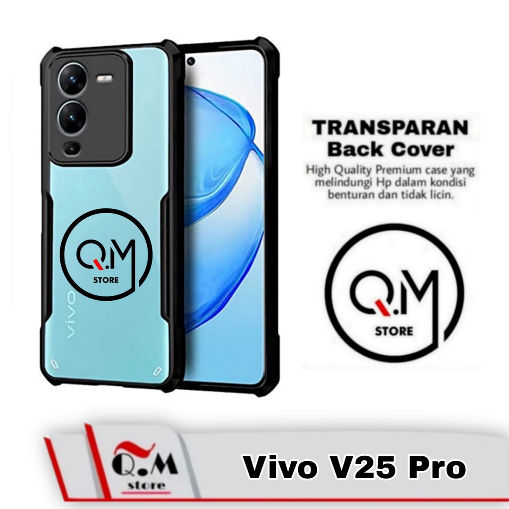 Case Transparan Vivo V25 Pro Airbag Shockproof Transparent