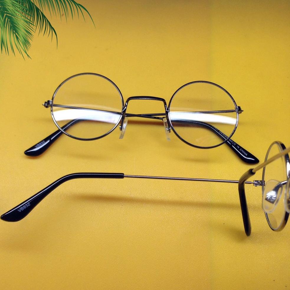 (PROMO PWT43) KAR-Store/ kacamata bulat kecil model john lennon photocromic minus silinder berubah w