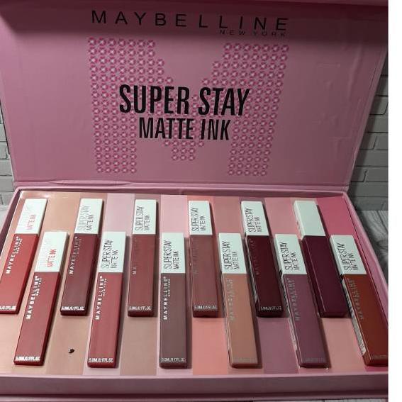Promosi Spesial--LIP MATTE MAYBELLINE SUPER STAY BARCODE PERLUSIN OH1818