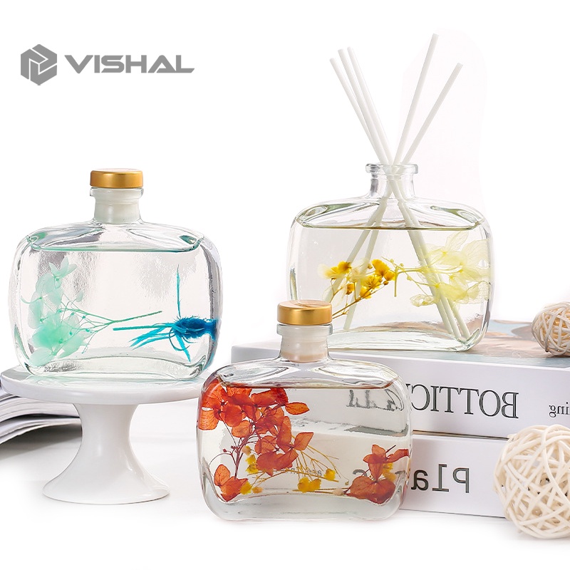 VISHAL Reed Diffuser Aromatheraphy Pengharum Ruangan Parfum Ruangan Essential Oil Relaxing + Bunga