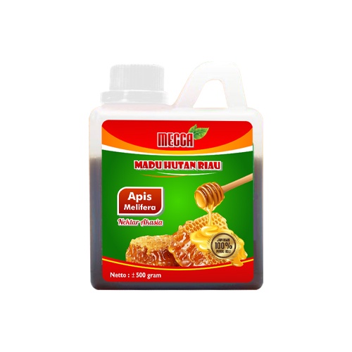 

Madu MECCA Hutan Riau Nektar AKASIA Apis Melifera 500gr TERMURAH 100% ASLI