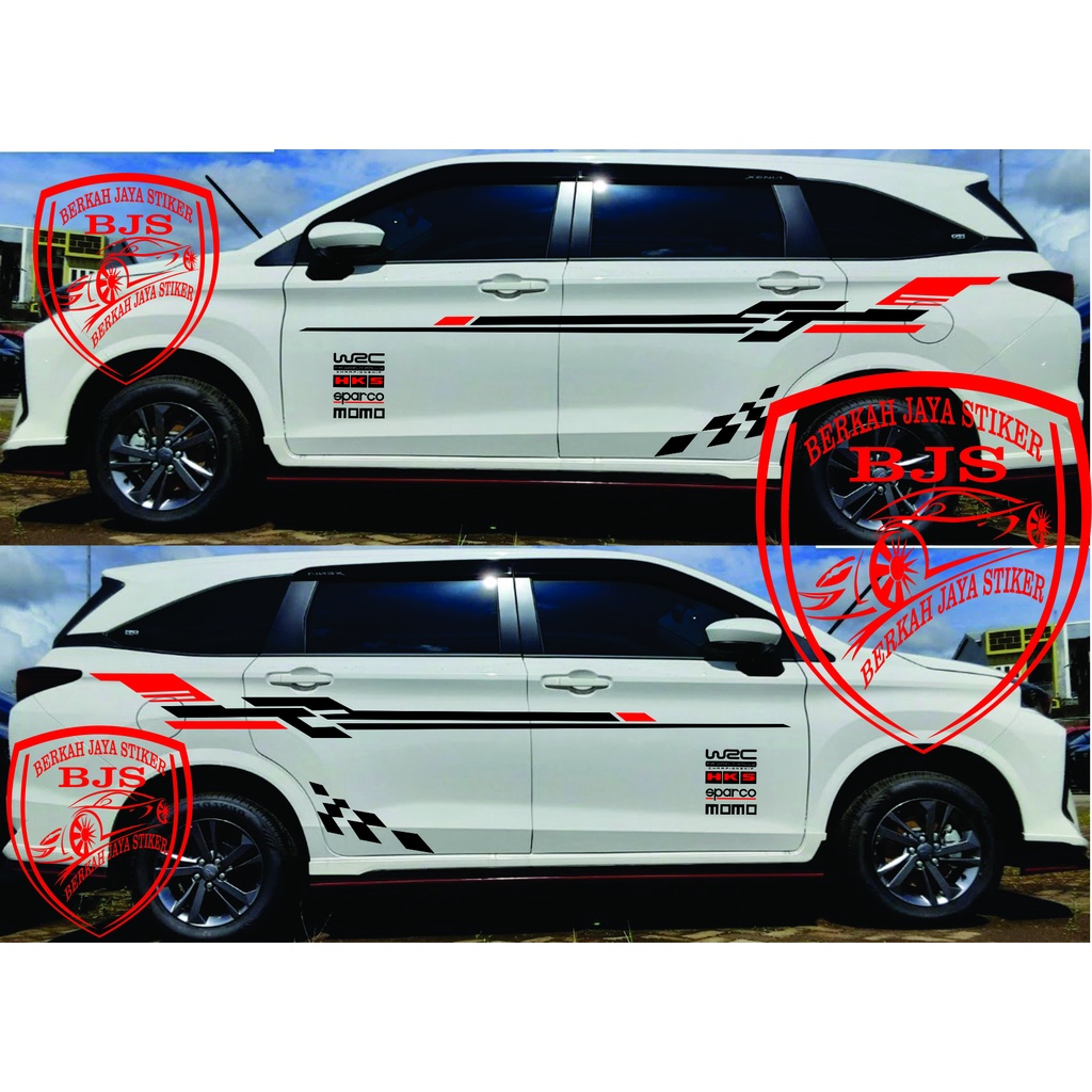 NEW Promo stiker mobil xenia cutting stiker xenia striping xenia HKS  All New Xenia 1.3 R MT ADS Dai