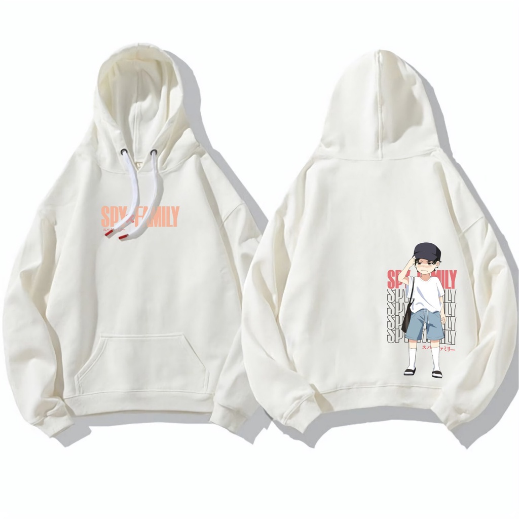 Anya Anime Spy X Family Hoodie Kawaii Kartun Pria/Wanita Kaus Atasan Harajuku Uniseks Pasangan Hoodie Plus Fashion Streetwear