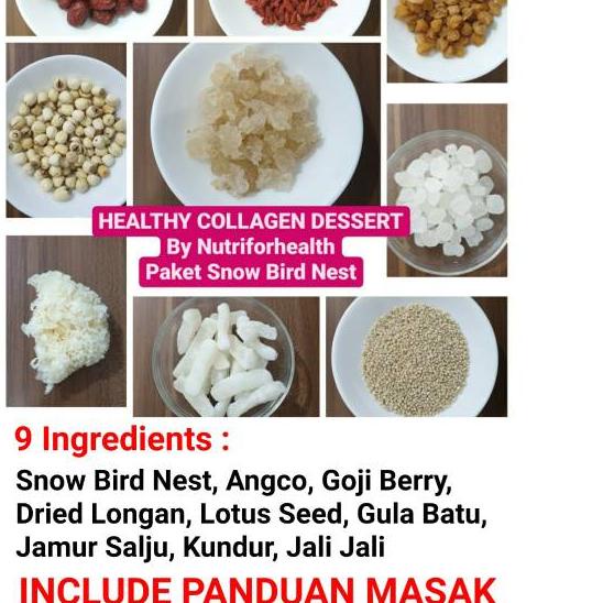 

Diskon✔️(Grosir SBN Besar) Paket Lengkap Snow Bird Nest Xue Yan Dessert Drink|SQ8