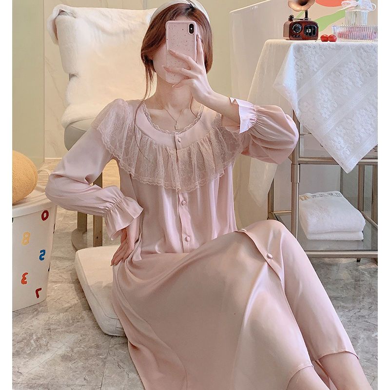 Baju tidur lengan panjang wanita musim semi dan musim gugur bisa dipakai di luar 2022 model peledak