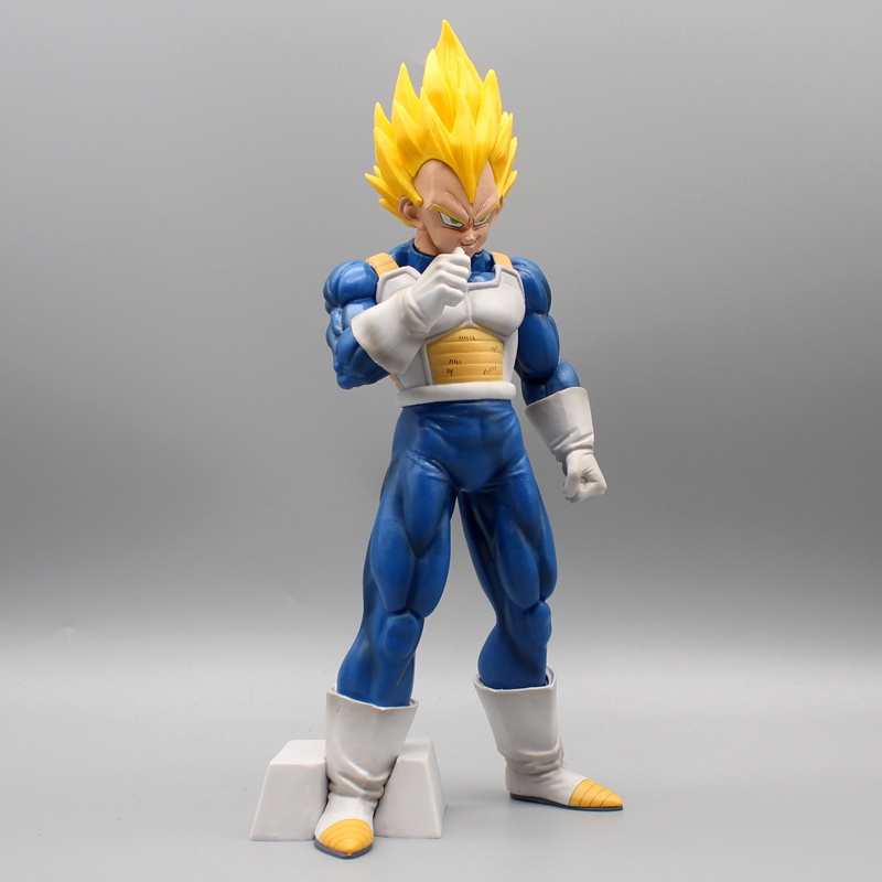 Mainan Action Figure Model Anime Dragon Ball Vegeta Super Saiyan Vegeta Bahan PVC Ukuran 30CM Untuk Koleksi