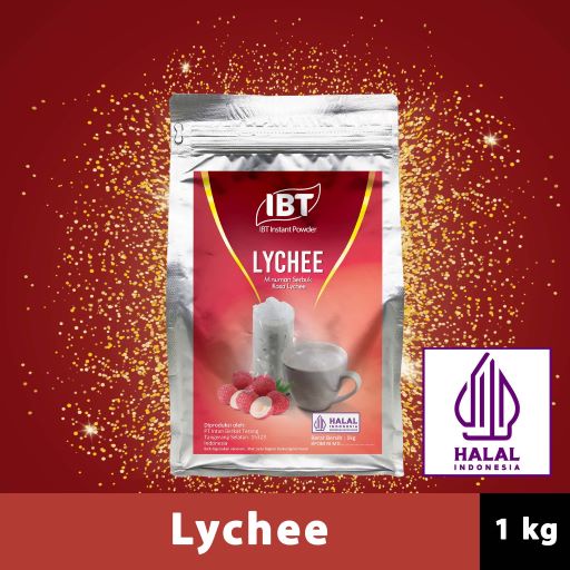 

Bahan Minuman Bubuk Rasa Lychee. Leci Serbuk Instant IBT Drink Powder