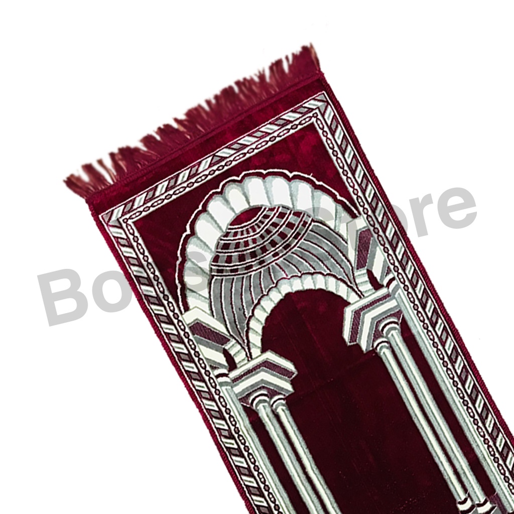 Sajadah Bulu Halus ALADIN 100x50cm Motif Kubah [M26] sajadah premium sajadah halus sajadah murah sajadah dewasa sajadah besar sejadah sajada oleh oleh umroh haji sajadah turki sajadah turkey sajadah sujud