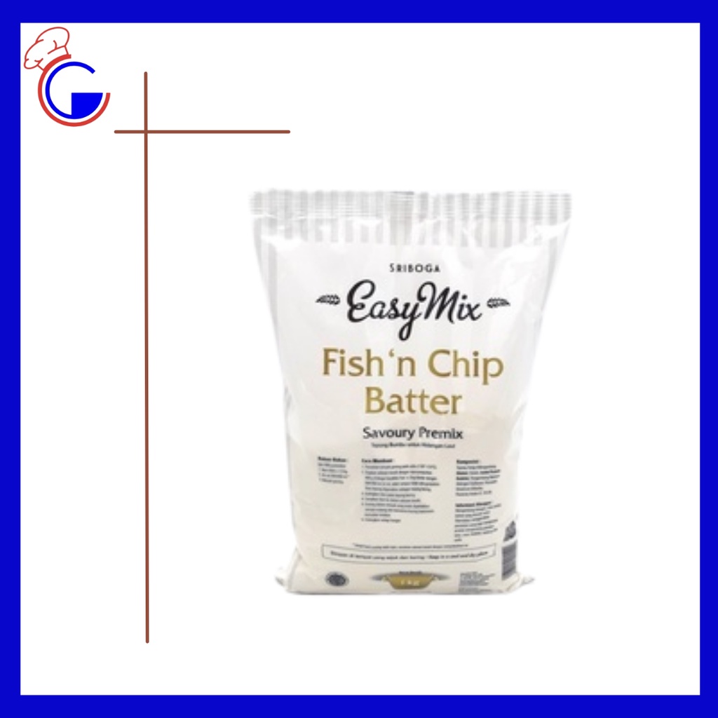 

Tepung Fish'n Chips Batter EasyMix 1Kg