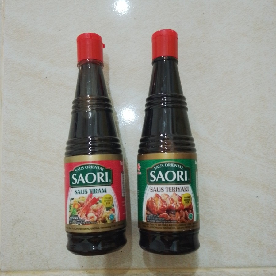 

Saus Tiram / Saus Teriyaki SAORI botol plastik - 270 ml