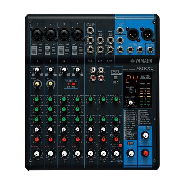 Audio Mixer YAMAHA MG 10 XU / MG10 XU / MG 10XU