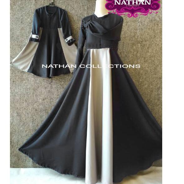 Ready Z9QGZ BAJU COUPLE KELUARGA MUSLIM FASHION SARIMBIT BAJU LEBARAN TERKINI CAUPLE SET MUSLIM - sa