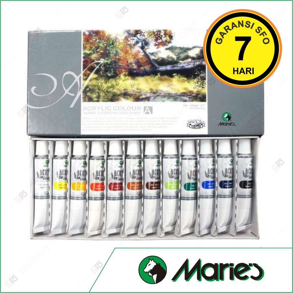 

Cat Acrylic Maries isi 12 - SFO Semarang Official