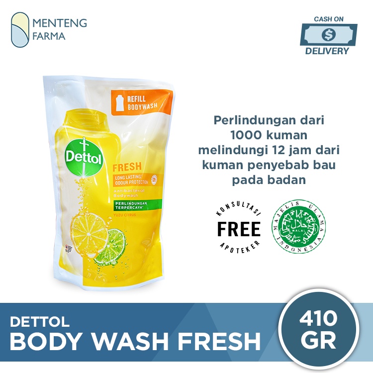 Sabun Mandi Cair Dettol ProFresh - 410 Gram