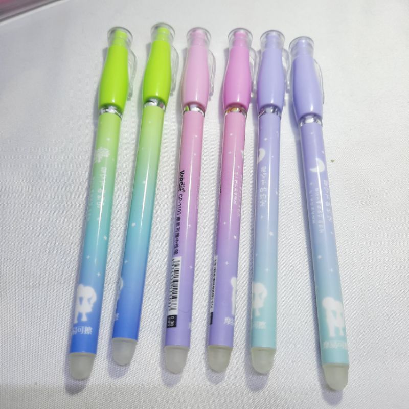 Pulpen Hapus Motif Lucu Pena Gel Eraser Pen Hapun