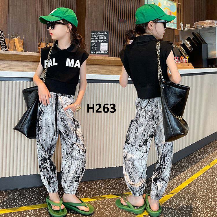 H263 Balmain Girlset BAJU SETELAN ANAK PEREMPUAN TANGGUNG IMPORT KOREAN STYLE