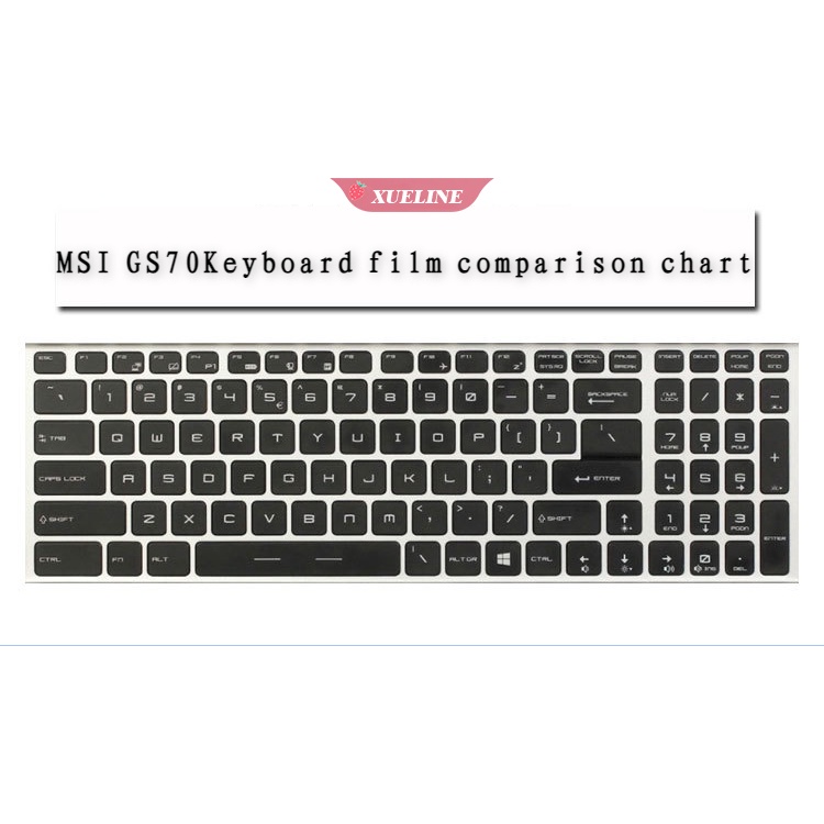 Pelindung Keyboard Untuk MSI GL72 GL62 WS76 GL65 GL62M GL63 GL75 Notebook PE70 GE72 17.3 inch (ZXL)