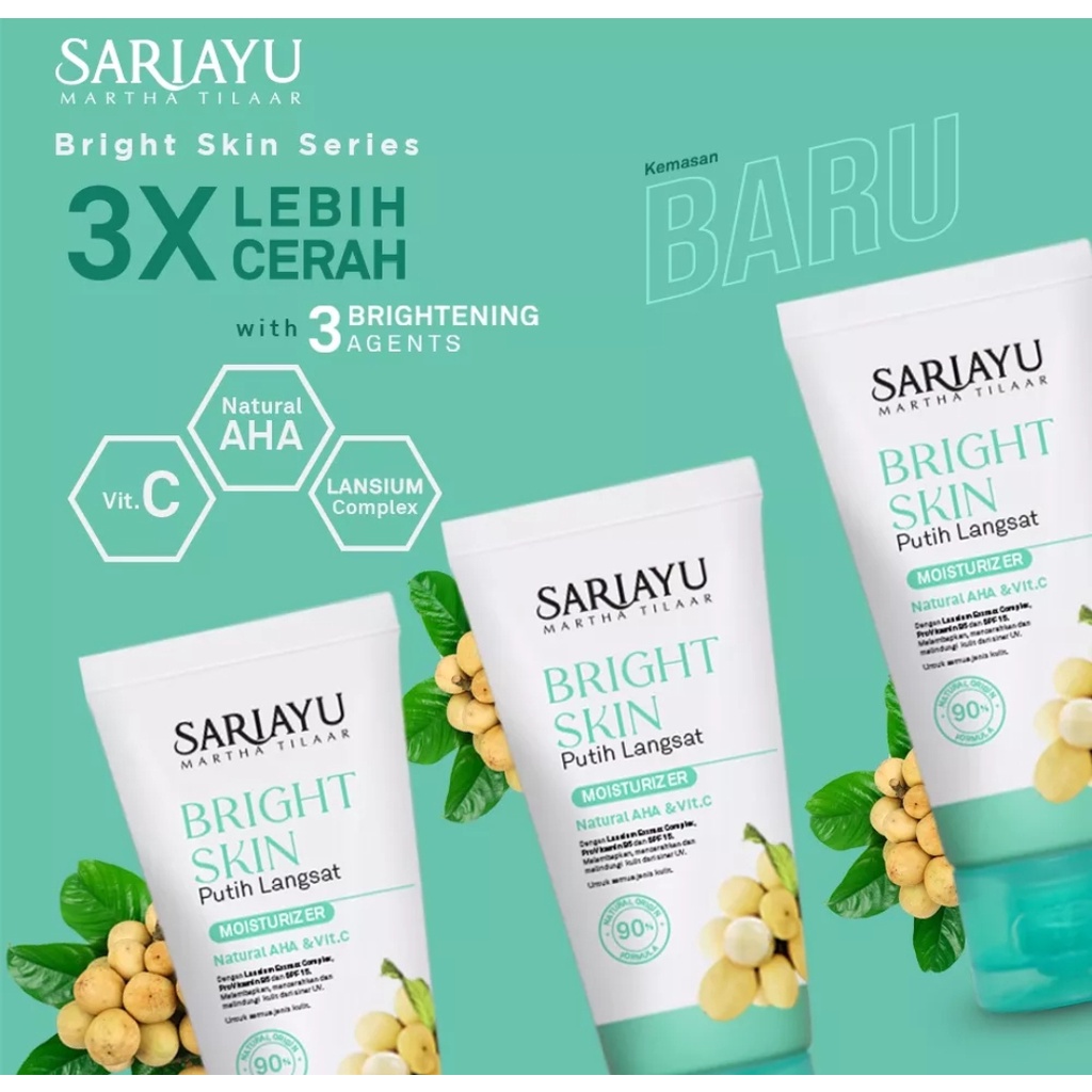 Sariayu Putih Langsat Moisturizer 35gr Mencerahkan 2x lebih dahsyat