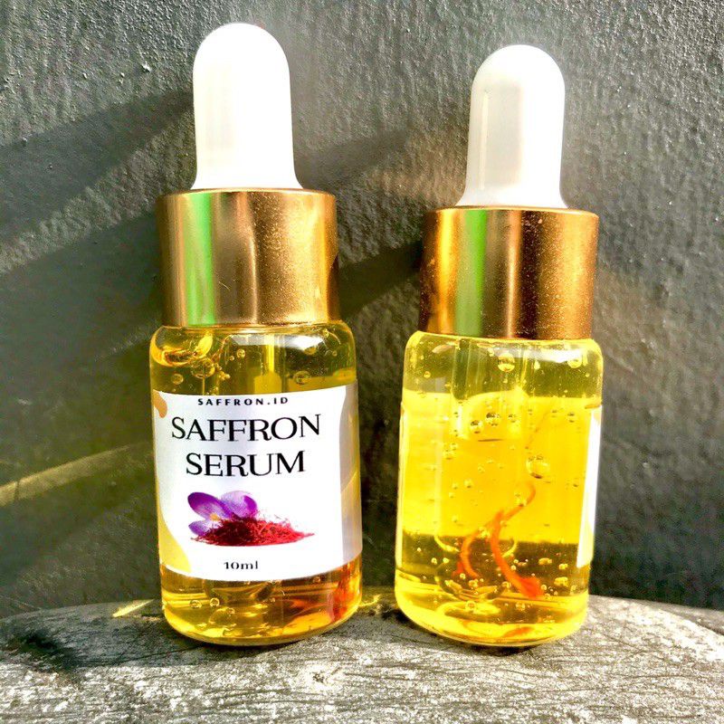 Serum Penghilang Jerawat Dan Brutusan Serum Glowing Safron 100% ORIGINAL Menghilangkan Jerawat Bruntusan Dan Bekas Jerawat