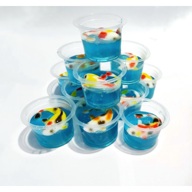[Inn.dessert] Puding Ikan Koi Nutrijell Dancow Agar agar Ikan Puding bentuk Ikan Dessert