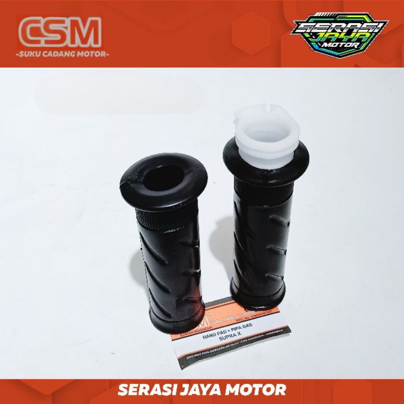 HANDPAD HAND GRIP + SLONGSONG PIPA GAS SUPRA X / KARISMA / SUPRA X125 / SUPRA FIT LAMA NEW / REVO OLD / LEGENDA L