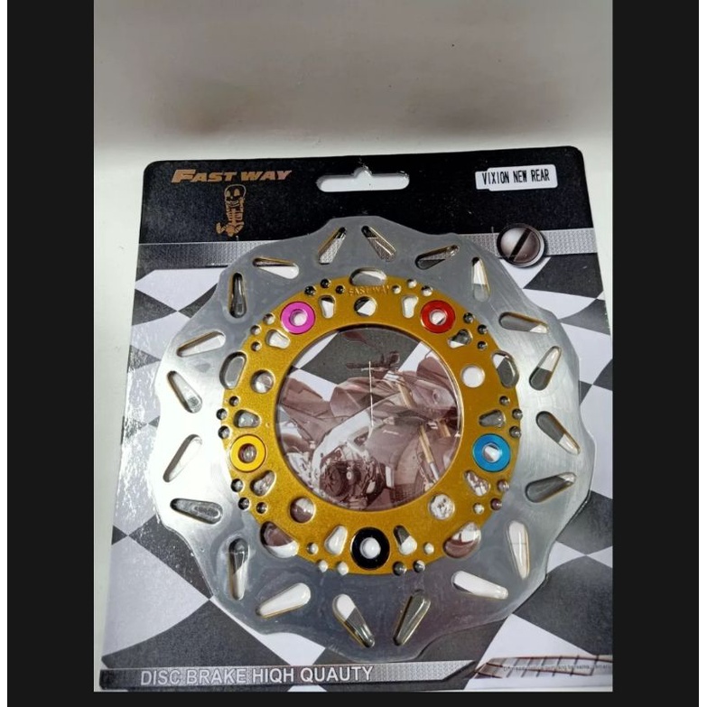 Disc piringan cakram depan yamaha vixion new model rivet monel ukuran standar pnp vixion new