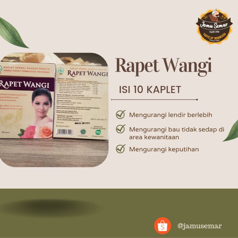 jamu rapet wangi kapsul