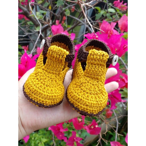 sepatu bayi laki perempuan prewalker rajut lucu murah kekinian