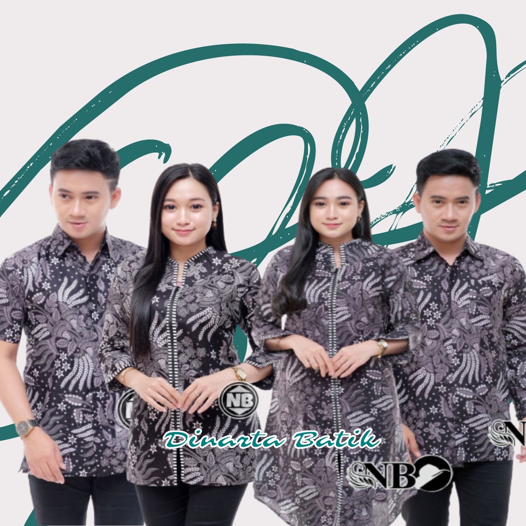 ATASAN BAJU BATIK COUPLE [BISA SATUAN] HEM PRIA LENGAN PENDEK KEMEJA PRIA LENGAN PANJANG BLOUSE TUNI
