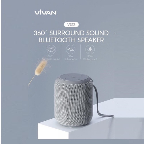 VIVAN VS12 360 surround sound hifi sound quality IPX6 waterproof