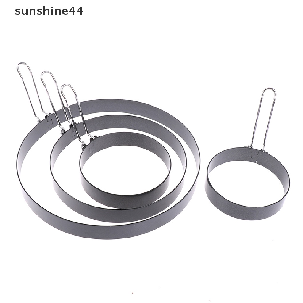 Sunshine 9 / 10 / 15 / 20cm Ring Cetakan Pancake / Telur Goreng Bahan Metal Anti Lengket